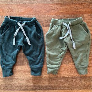 Mini Mioche Fleece Sweatpants (2 pairs) 6-12M